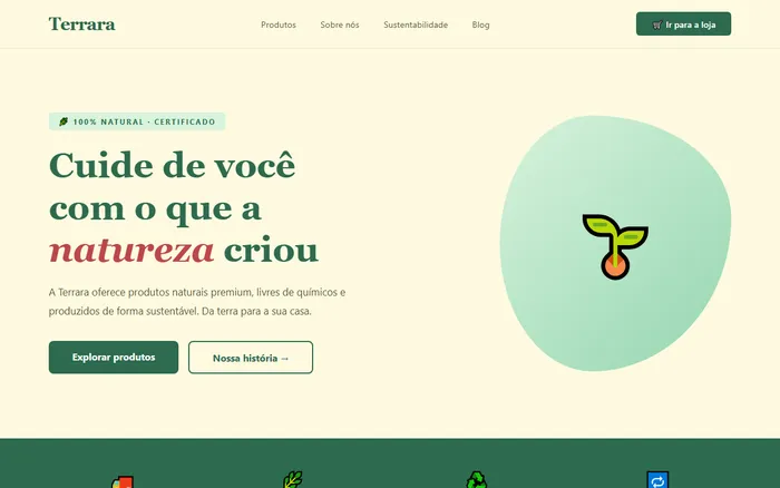 Template de loja virtual e-commerce para vender online